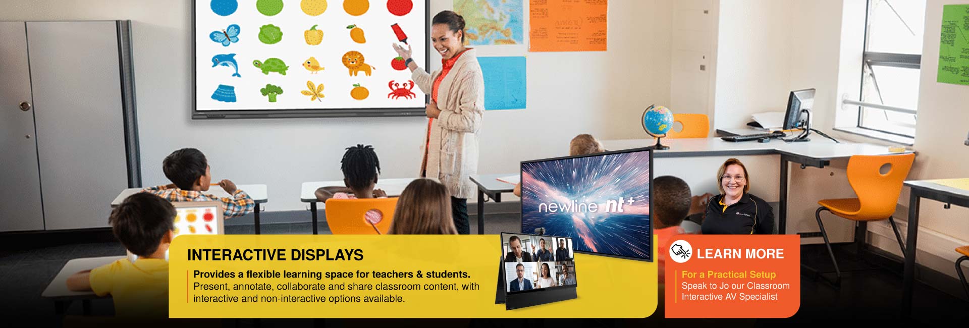 classroom interactive panels queensland