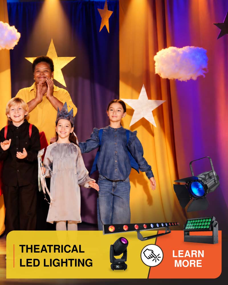 school performance theatrical led lighting queensland