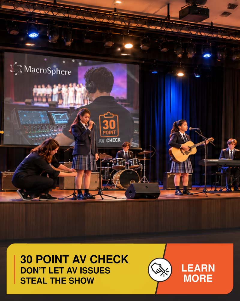 30 point audio visual check queensland